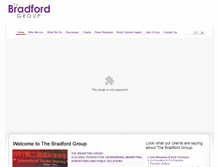 Tablet Screenshot of bradfordglobalmarketing.com